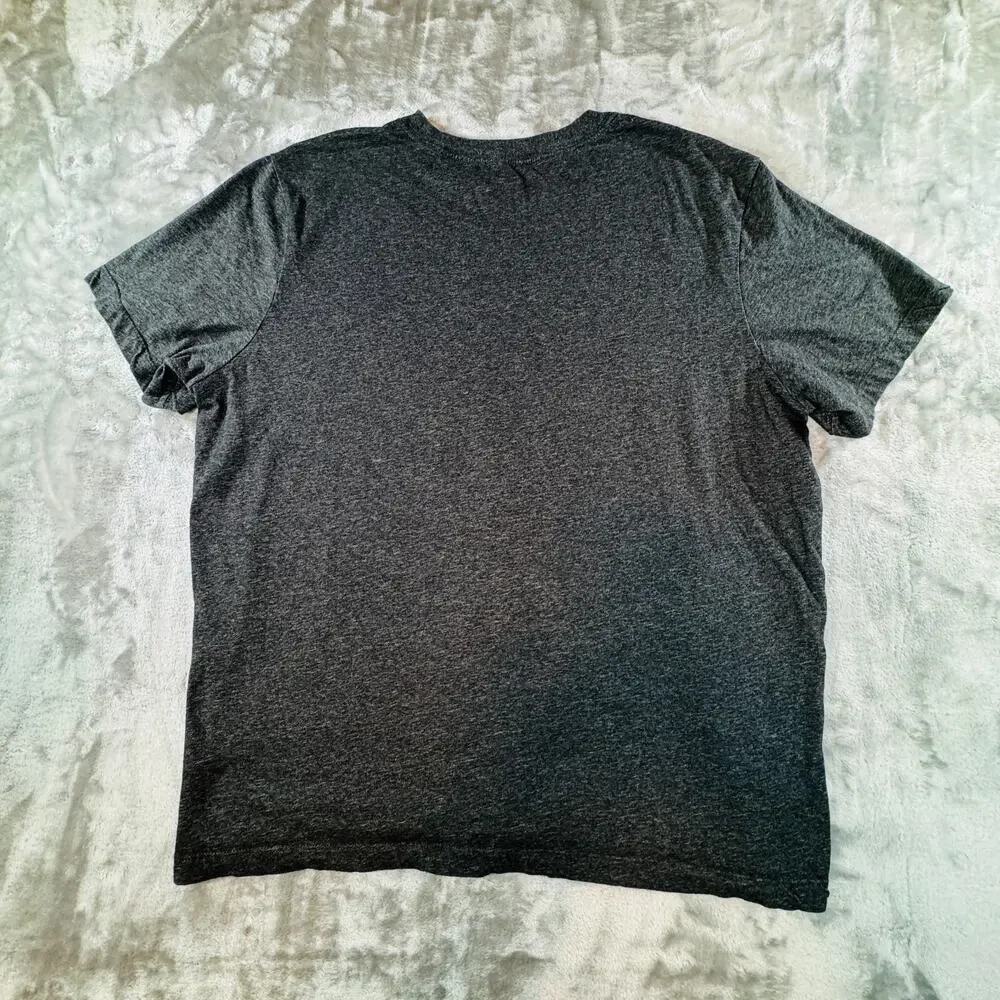 Nike The Tee Mens Shirt XL Dark Charcoal Grey Heather Dri-Fit Athletic Swoosh